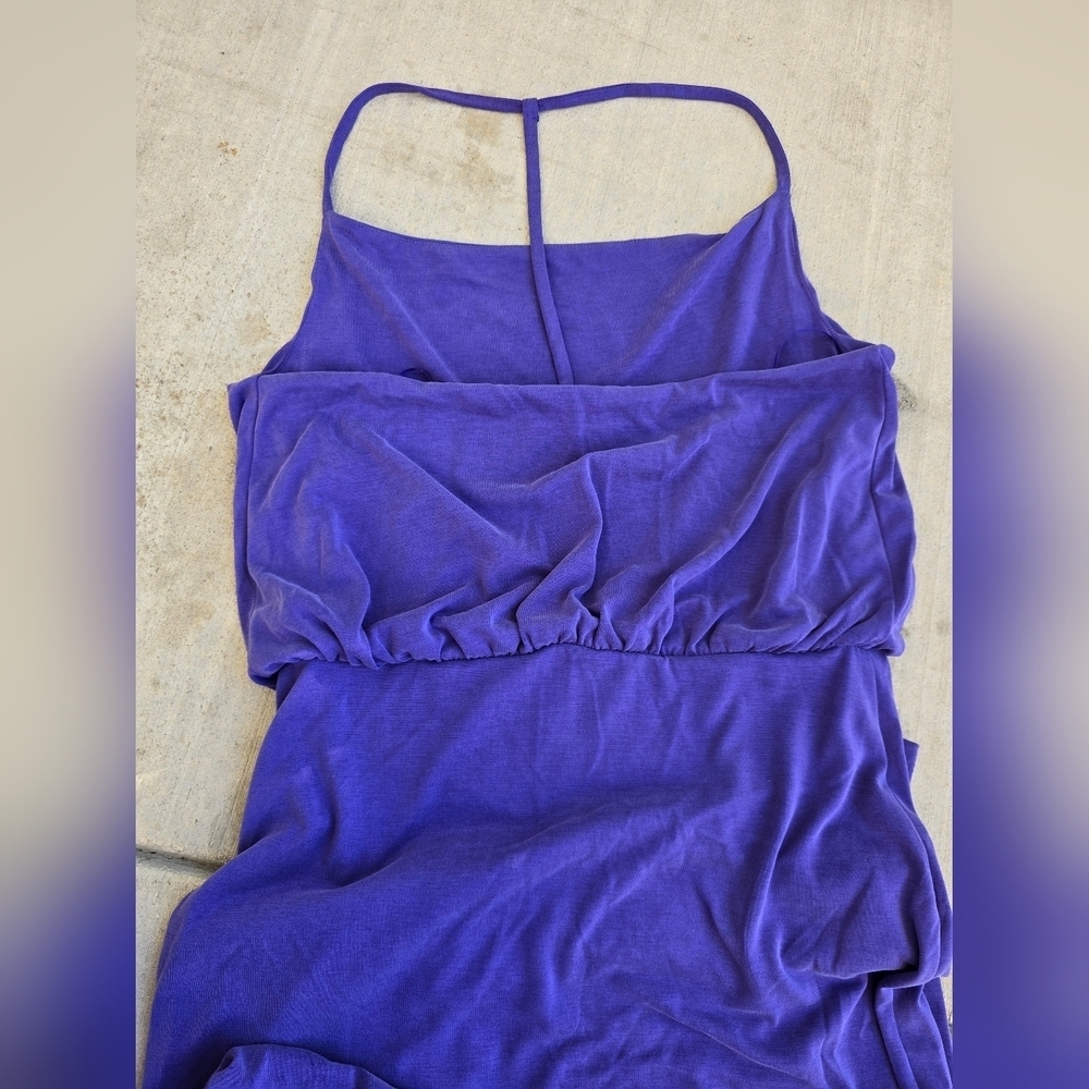 Metaphor Backless Purple Dress - Picture 8 of 12